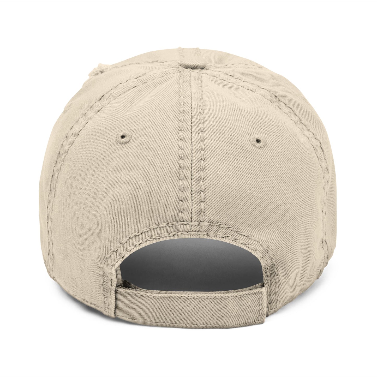 'Unordinary' Embroided Distressed Dad Hat