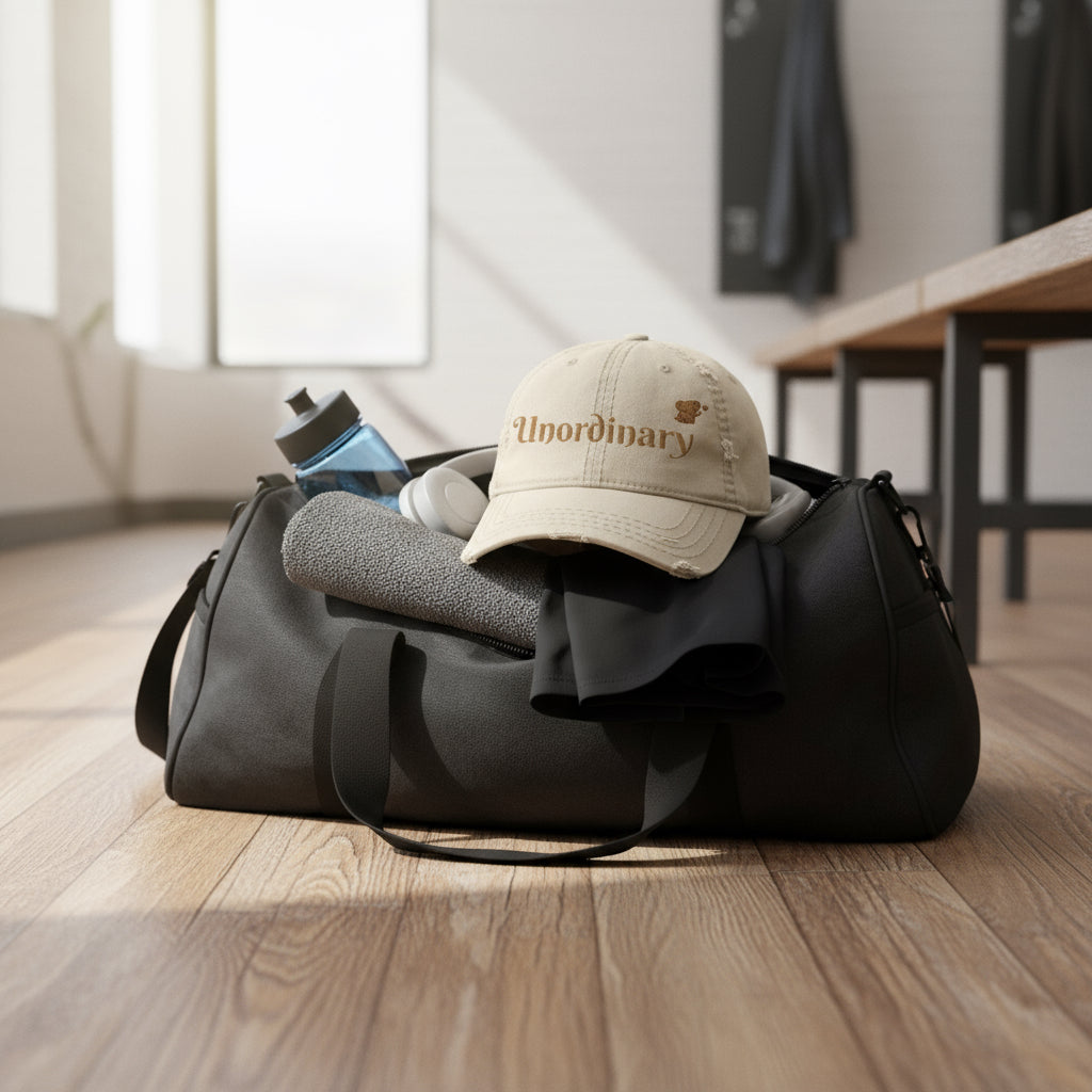 'Unordinary' Embroided Distressed Dad Hat